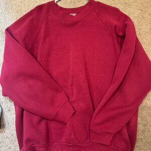 XXL Fruit of the Loom Red Crewneck